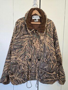 Columbia Omni Tech Interchange Camouflage Duck Hunting Jacket